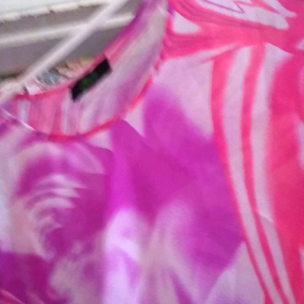 Pull over head Sheer blouse